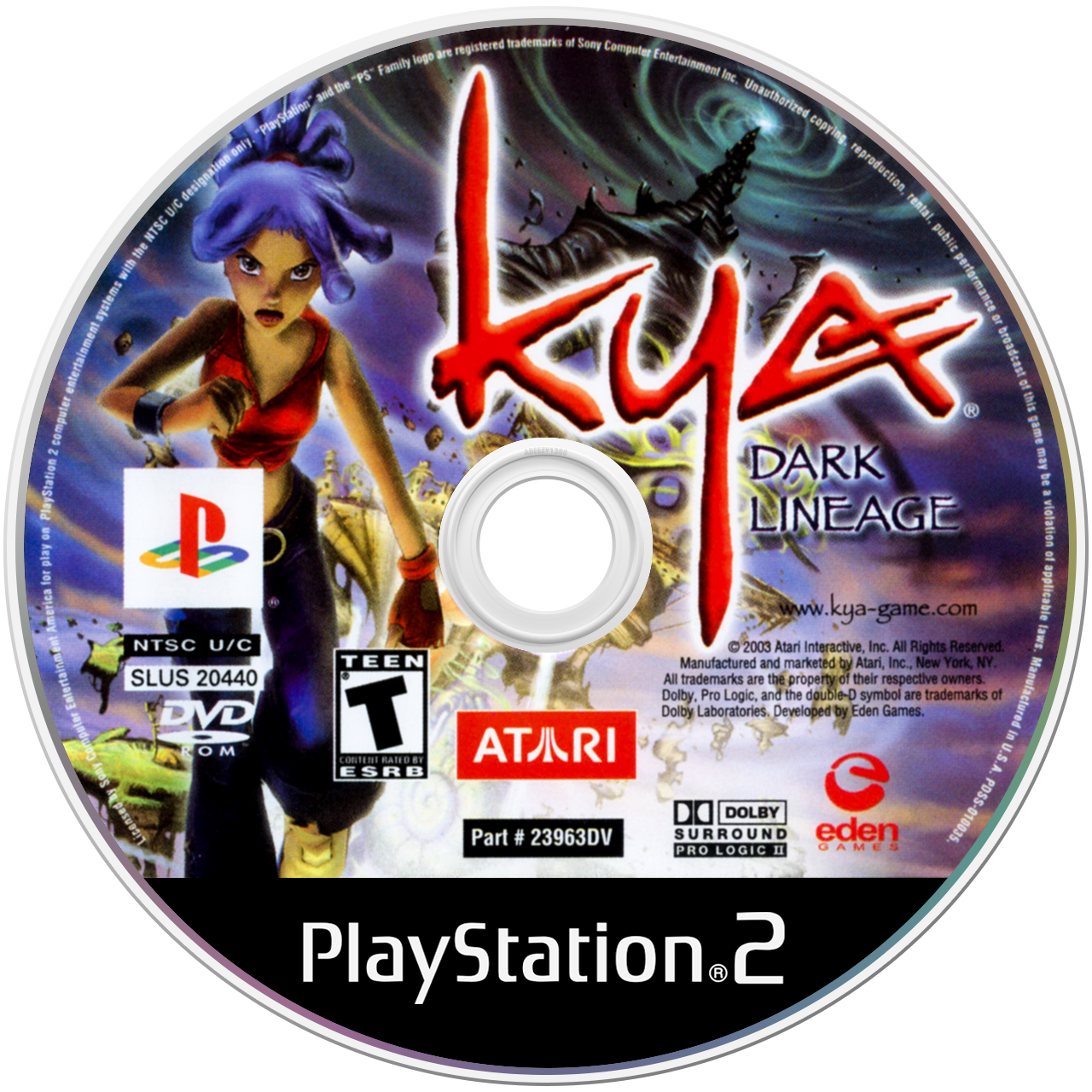 Kya Dark Lineage media 5 for Playstation 2